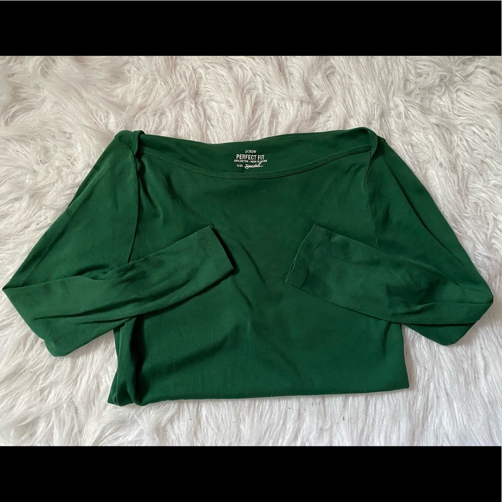 Deep Green Long Sleeve Tee